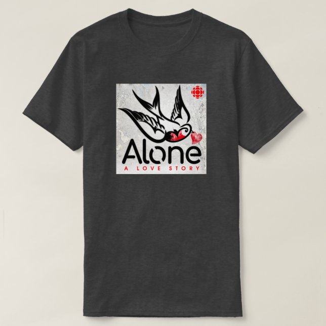 T-shirt CBC Alone : Une histoire d'amour (Design devant)