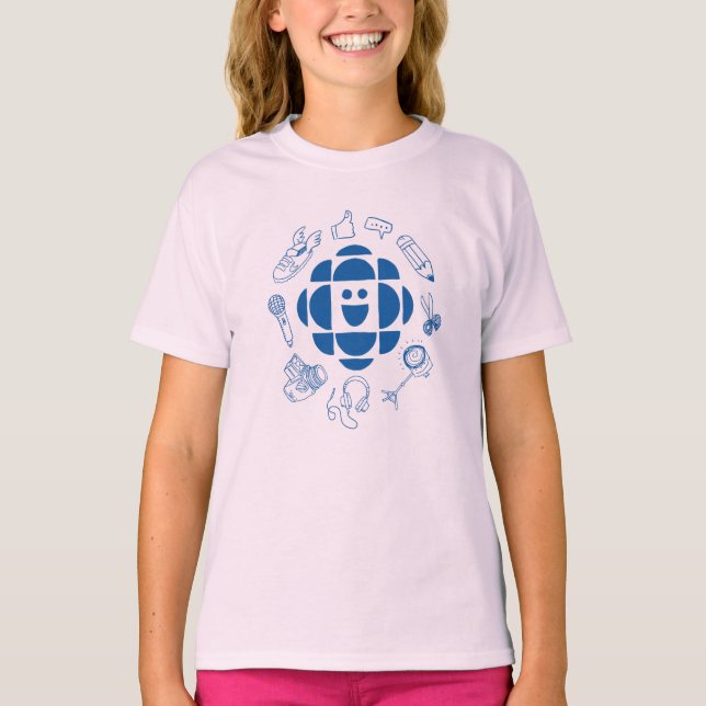T-shirt CBC Kids Doodle Girls (Devant)