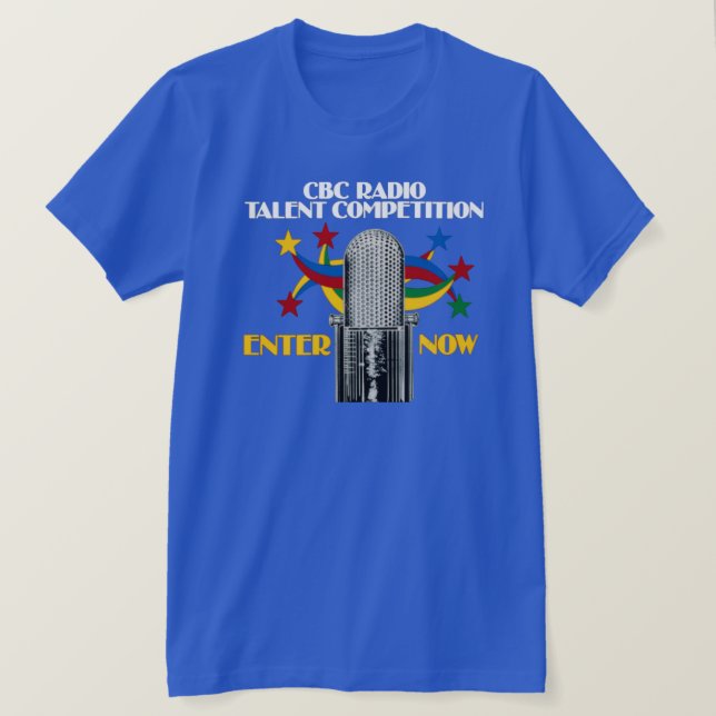 T-shirt CBC Radio Talent Competition (années 1981) (Design devant)