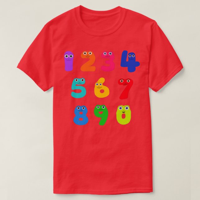 T-shirt Cbeebies Numberjacks (Design devant)