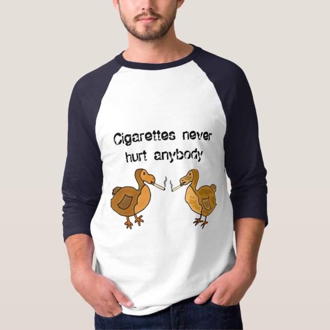 T-shirt CC chemise contre le tabac de dronte drôle (Devant)