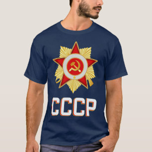 T-shirt CCCP Propagation soviétique Russie Étoile communis