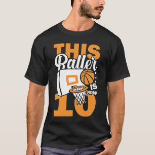 T-shirt Ce Baller est maintenant 10 - 10e Anniversaire Bas