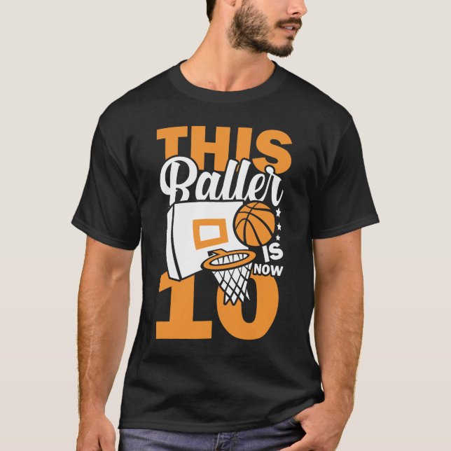 T-shirt Ce Baller est maintenant 10 - 10e Anniversaire Bas (Devant)