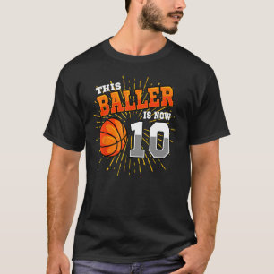 T-shirt Ce Baller Est Maintenant 10 Basketball 10e Anniver
