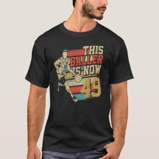 T-shirt Ce Baller est maintenant 49 mignon 49e anniversair