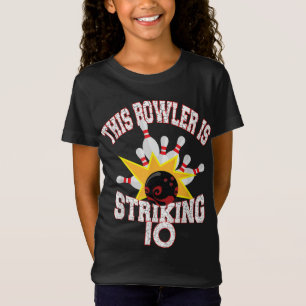 T-Shirt Ce Bowler Frappe 10e Anniversaire 10 Ans