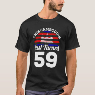 T-shirt Ce Cambodgien vient de tourner 59 Cambodge 59ème a