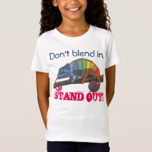 T-Shirt Ce caméléon ne se mélange pas dedans…