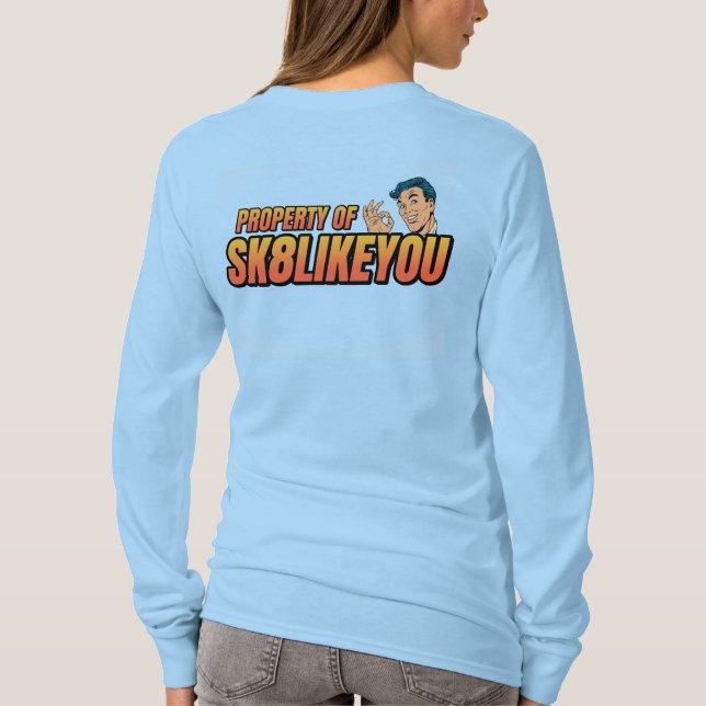 T-shirt Ce Casquette & ces patins Chemise (Dos)