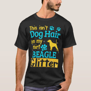 T-shirt Ce Chien N'A Pas De Cheveux Sa Parties scintillant
