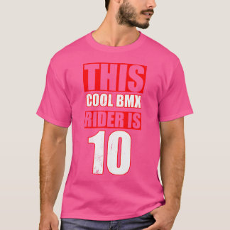 T-shirt Ce Cool Bmx Rider Est 10 Bicycle Bmx Drôle