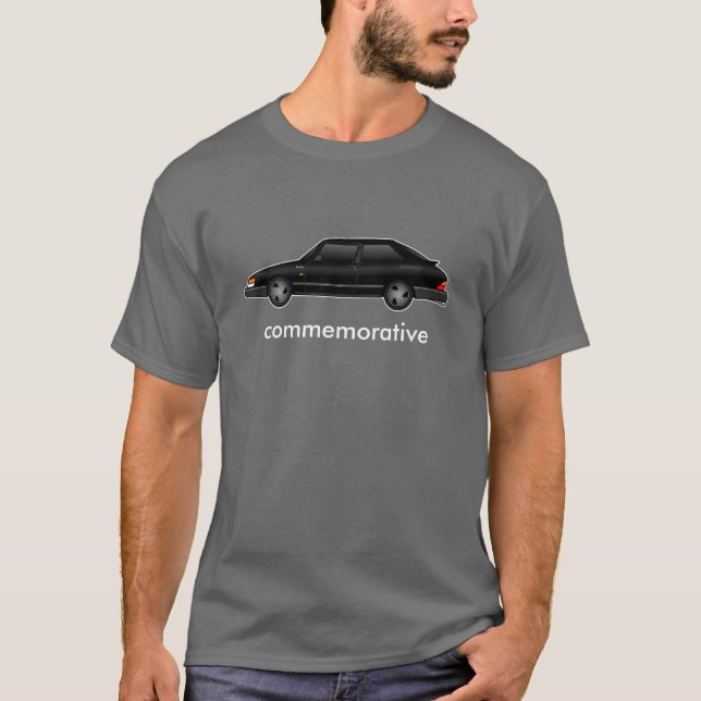 T-shirt CE de turbo du saab 900, édition commémorative '93 (Devant)