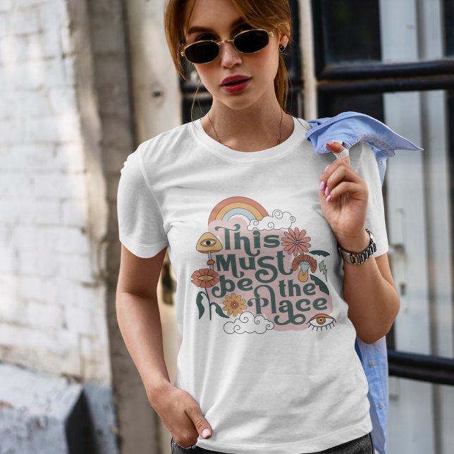 T-shirt Ce Doit Être La Place Boho Floral (Créateur téléchargé)