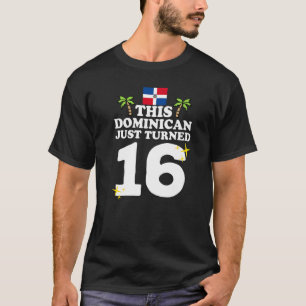 T-shirt Ce Dominicain vient de tourner 16 Dominicano 16ème