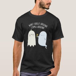 T-shirt Ce Fantôme Arrive Autour Du Jeu Halloween