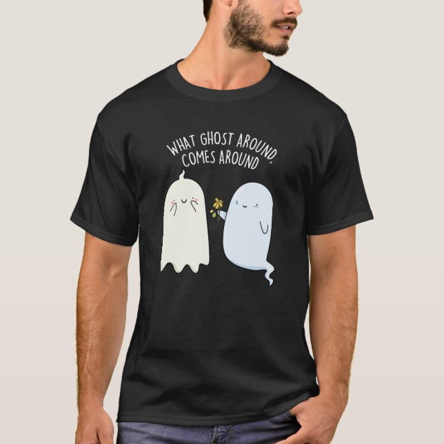 T-shirt Ce Fantôme Arrive Autour Du Jeu Halloween (Devant)