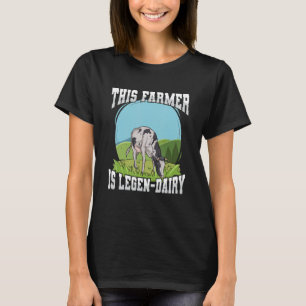 T-shirt Ce fermier est laiterie légen Pun pour un éleveur 