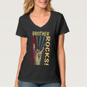 T-shirt Ce Frère Rocks Vintage Retro Concert les années 70