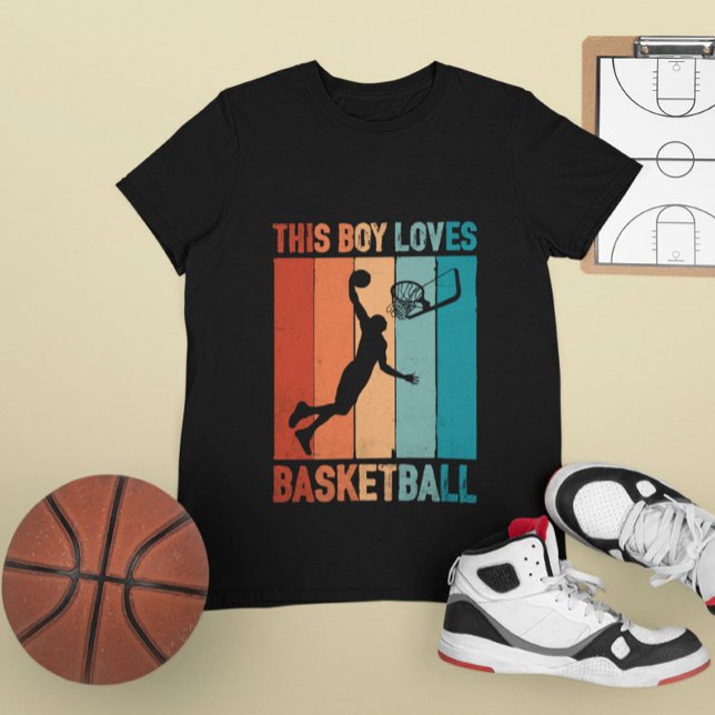 T-shirt Ce Garçon Aime Le Basket (Créateur téléchargé)