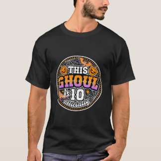 T-shirt Ce Ghoul est 10 officiellement drôle Halloween Bir