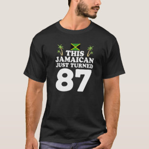 T-shirt Ce Jamaïcain vient d'avoir 87 ans Jamaïque 87ème a