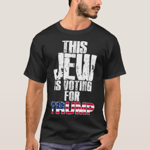 T-shirt Ce Juif Vote Pour Trump électeur Républicain Juif