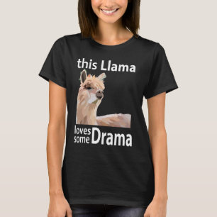 T-shirt Ce lama aime une comédie drôle de lama
