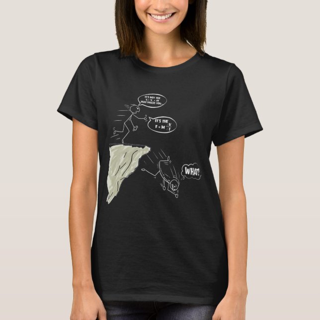 T-shirt Ce n'est pas Automne Force Equation Physique Scien (Devant)