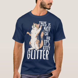 T-shirt Ce n'est pas Chat Cheveux C'est Kitty Parties scin