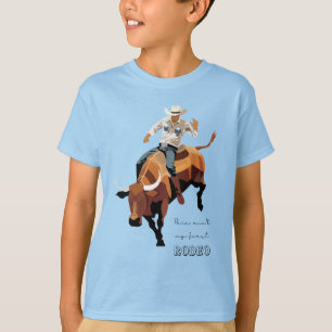 T-shirt Ce n'est pas mon premier RODEO : Bull rider