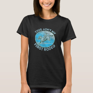 T-shirt Ce n'est pas mon premier rodéo dégoûté