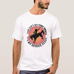 T-shirt Ce n'est pas mon premier rodéo T drôle Howdy Count