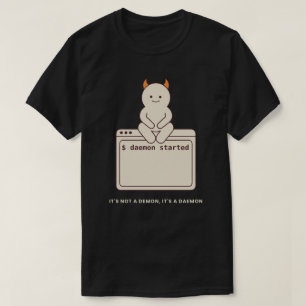 T-shirt Ce n'est pas un démon, c'est un daemon drôle Linux