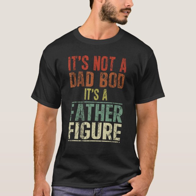 T-shirt Ce n'est pas un papa Bod C'est un père Figure (Devant)