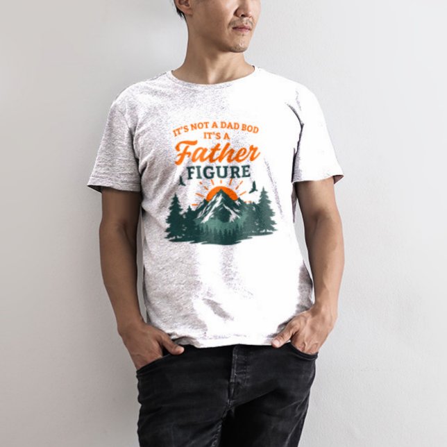 T-shirt Ce n'est pas un papa BOD C'est un père Figure (Créateur téléchargé)