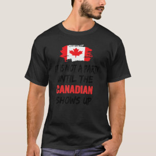 T-shirt Ce N'Est Pas Un Parti Tant Que Le Canadien Ne Se M