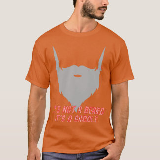 T-shirt Ce N'Est Pas Une Barbe C'Est Une Selle Alt Amusant