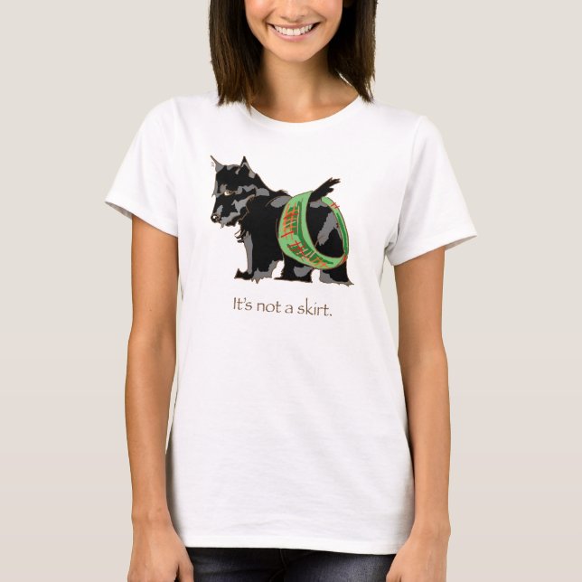 T-shirt Ce n'est pas une jupe (Devant)
