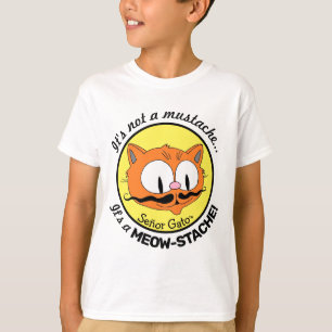 T-shirt Ce n'est pas une moustache... C'est une MEOW-STACH