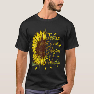T-shirt Ce n'est pas une religion C'est une relation Tourn