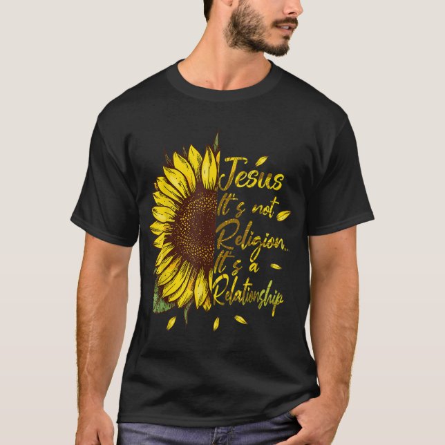 T-shirt Ce n'est pas une religion C'est une relation Tourn (Devant)