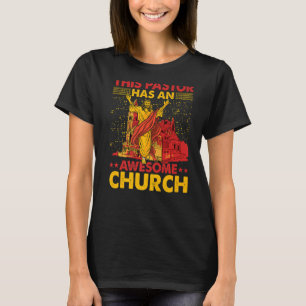 T-shirt Ce Pasteur a une église magnifique Christ Evangile