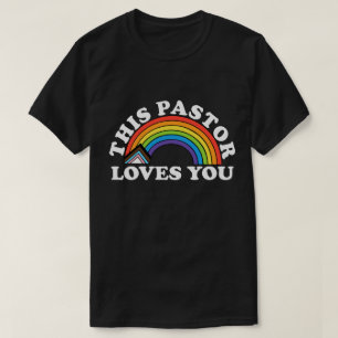 T-shirt Ce pasteur vous aime Eglise qui s'engage LGBT