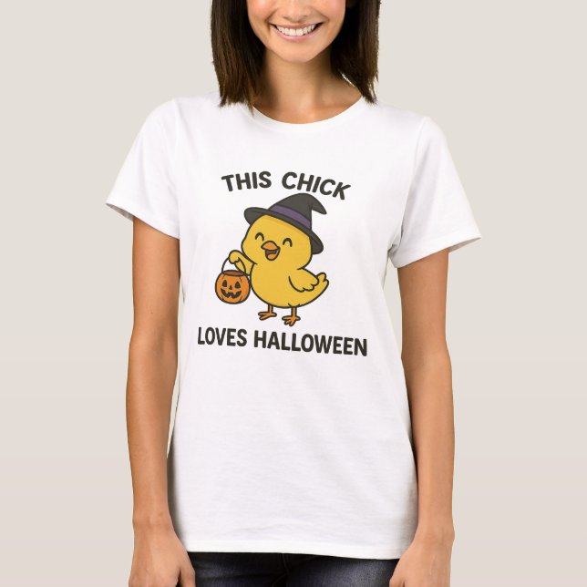 T-shirt Ce Petit Aime Halloween (Devant)