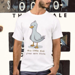 T-shirt Ce petit canard ne caquette pas du tout