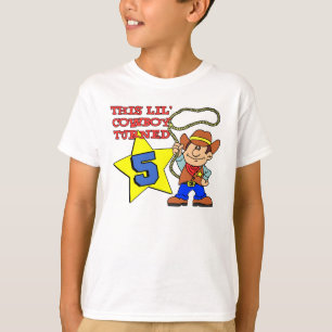 T-shirt Ce petit cowboy a tourné le 5ème anniversaire 5