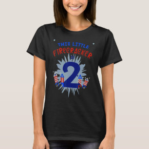 T-shirt Ce Petit Pirateur Est Deux 2 Garçon Fille 2E Birt