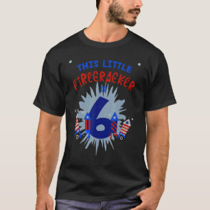 T-shirt Ce Petit Pirateur Est Six 6 Garçon Fille 6e Birt