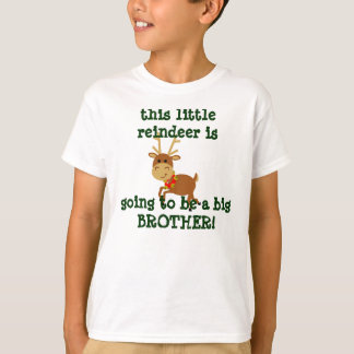 T-shirt ce petit renne va être un grand frère !